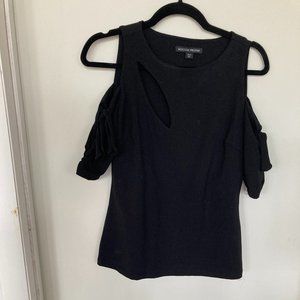 Peek-A-Boo sleeve top
